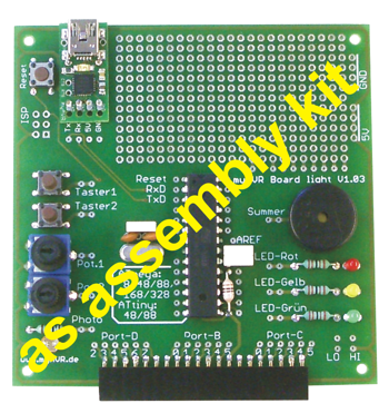 myAVR Board light, assembly kit