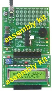 myAVR Board light PLUS, assembly kit