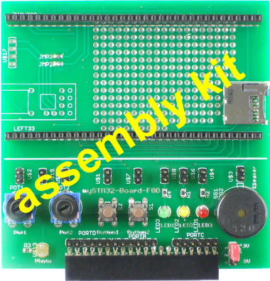 mySTM32-Board-F0D, assembly kit