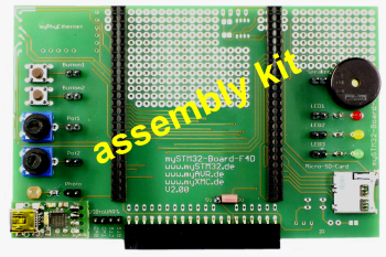 mySTM32-Board-F4D, assembly kit