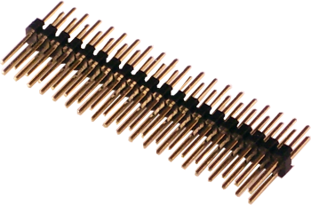 multi-pin connector 2x20, grid dim. 2.54